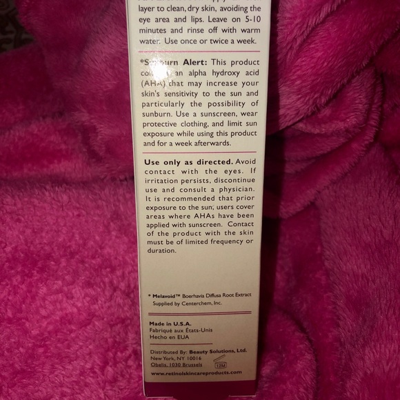 skincare cosmetics Makeup Retinol Advanced Brightening Mask Poshmark